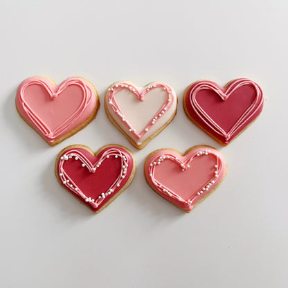 Biscuits cœurs – Édition Saint-Valentin