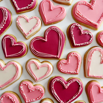 Biscuits cœurs – Édition Saint-Valentin