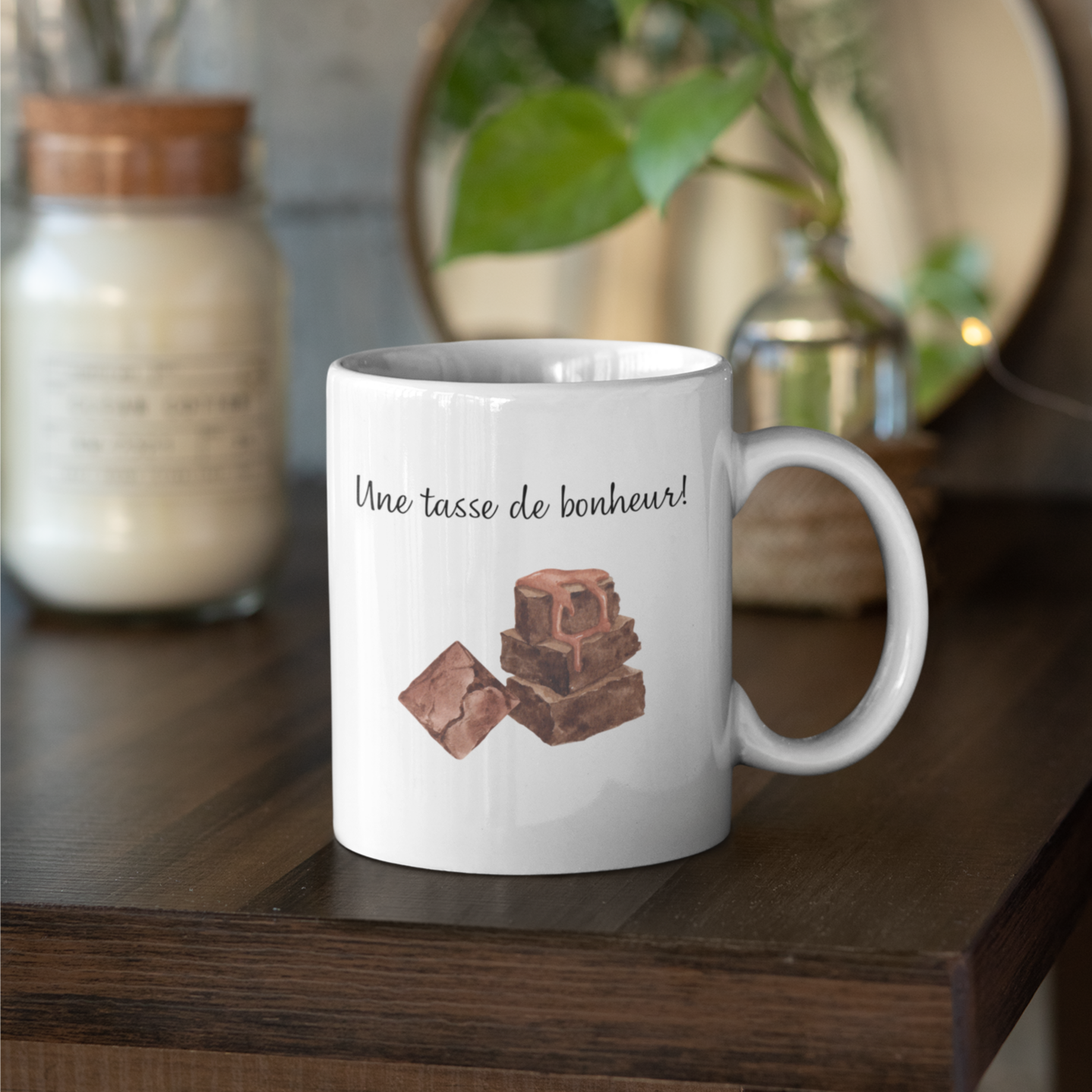 Une tasse de bonheur! - Brownies