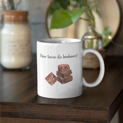 Une tasse de bonheur! - Brownies