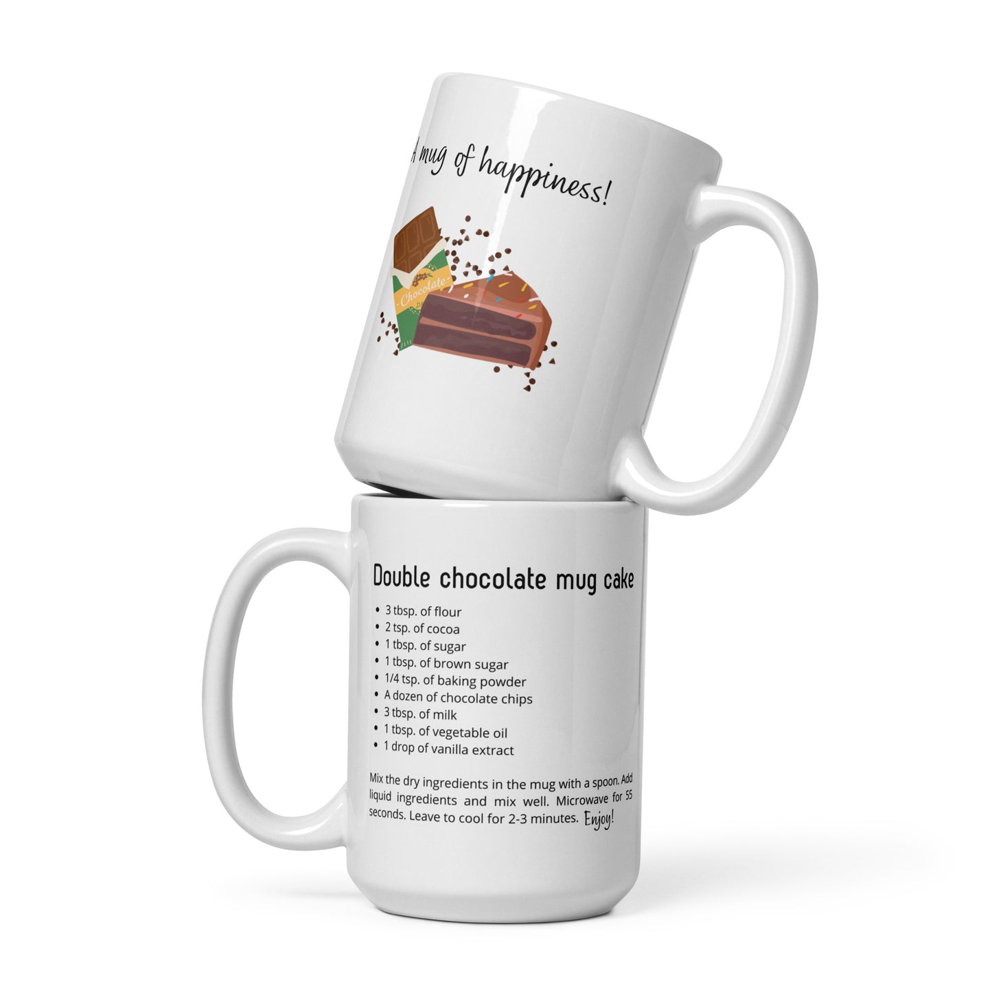 A Mug of Happiness! - Double Chocolate Cake (EN)