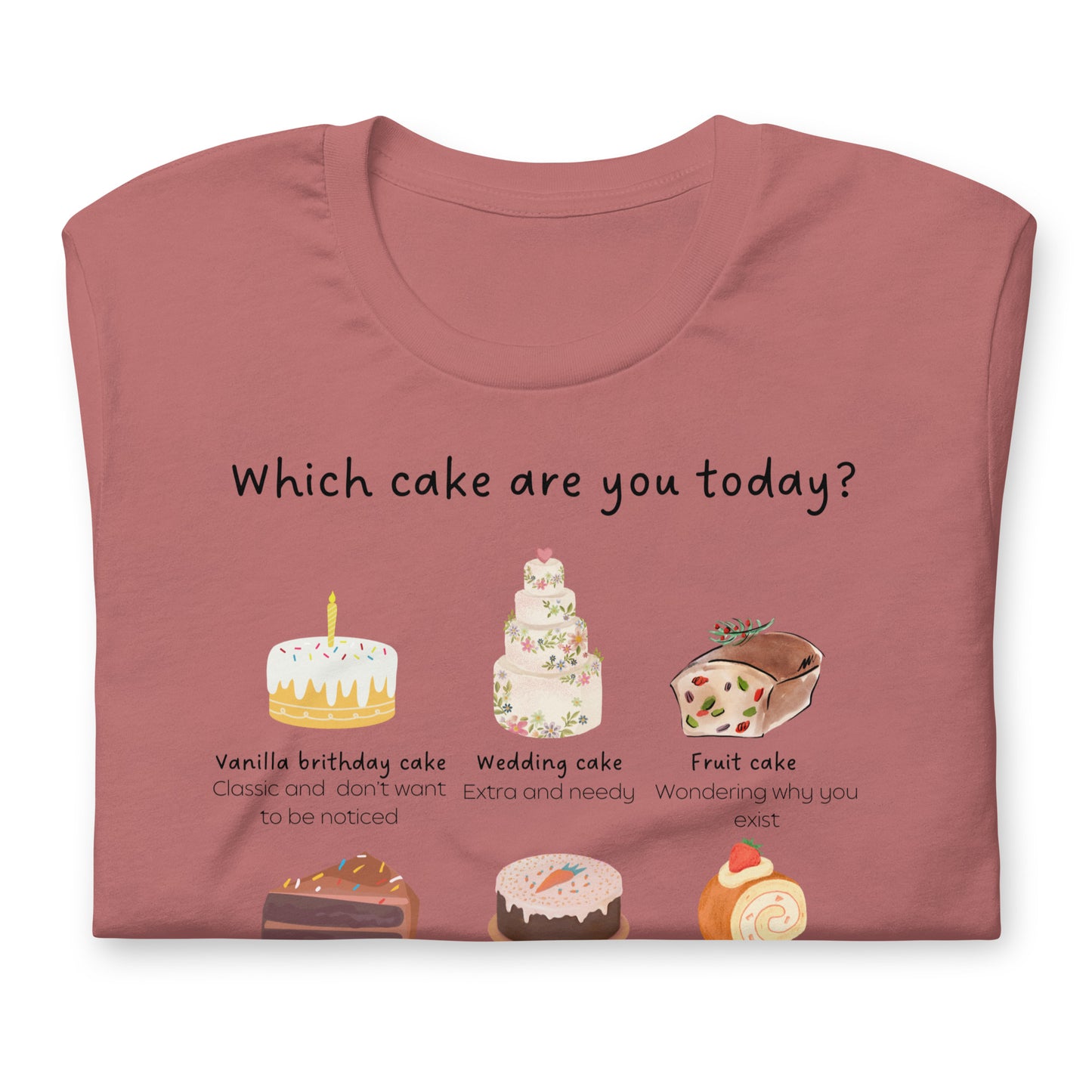 T-shirt - Which cake are you today?