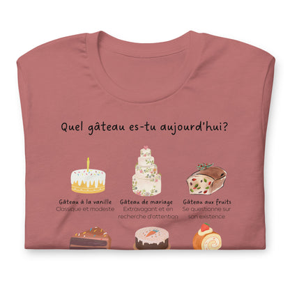 T-shirt - Quel gâteau es-tu aujourd'hui?