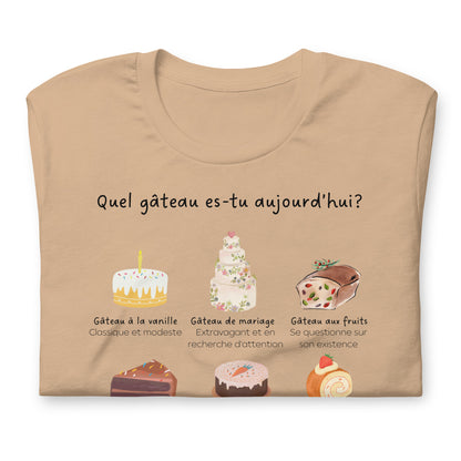 T-shirt - Quel gâteau es-tu aujourd'hui?