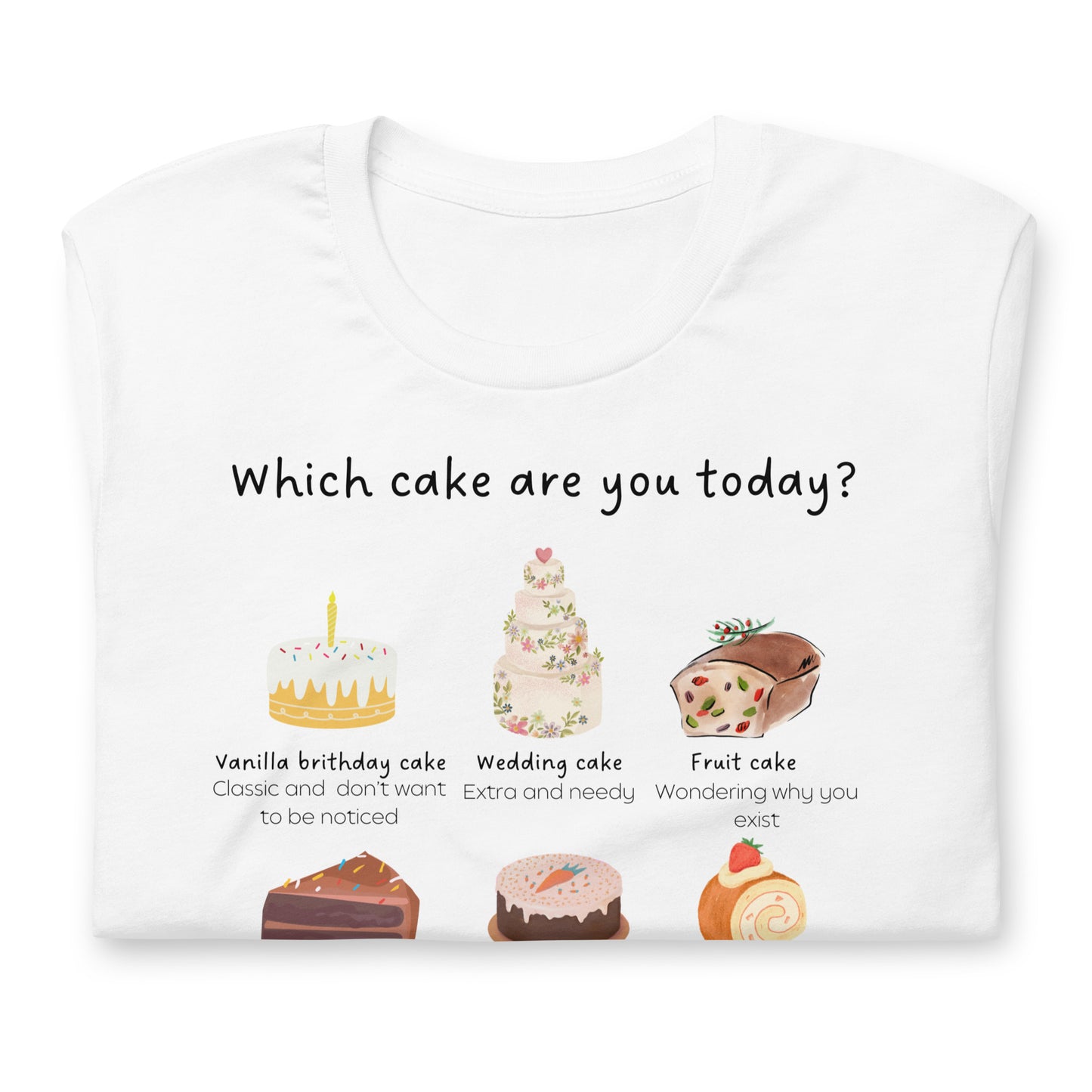 T-shirt - Which cake are you today?