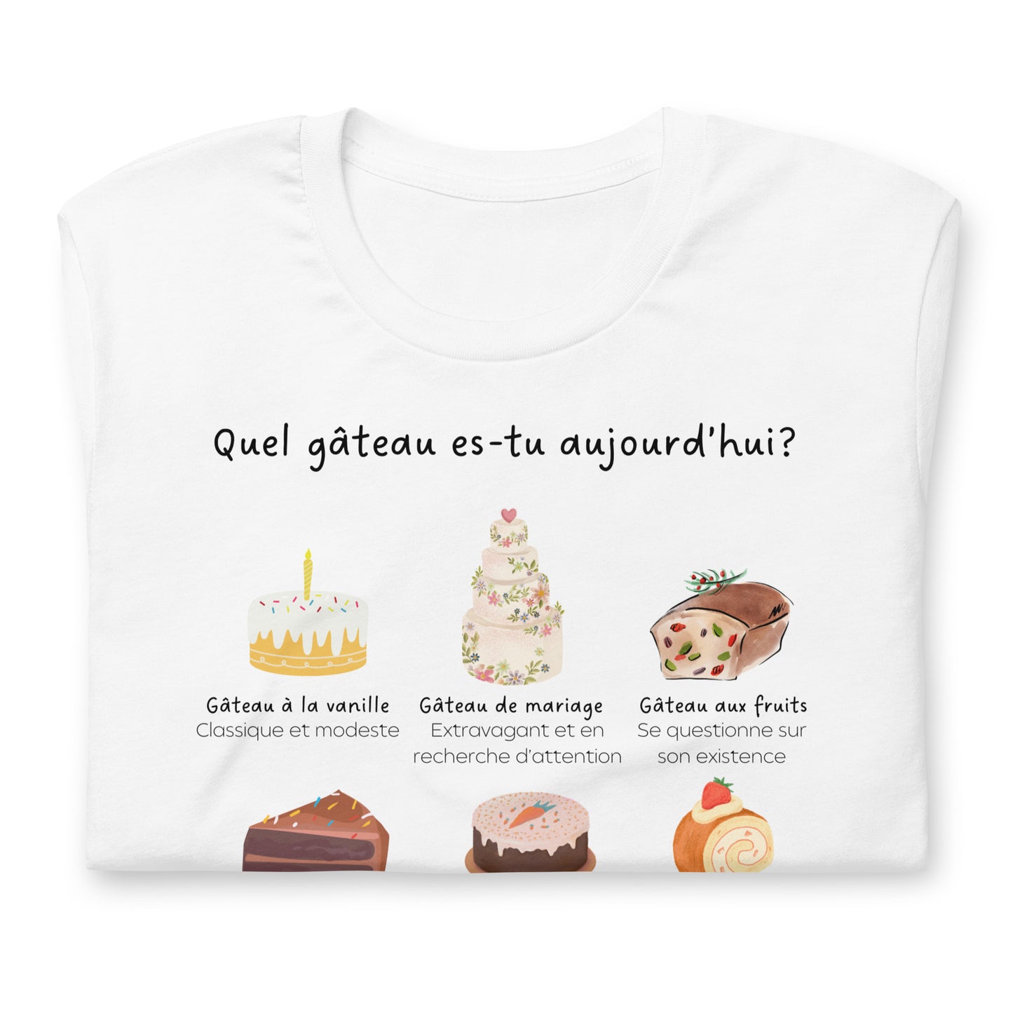 T-shirt - Quel gâteau es-tu aujourd'hui?